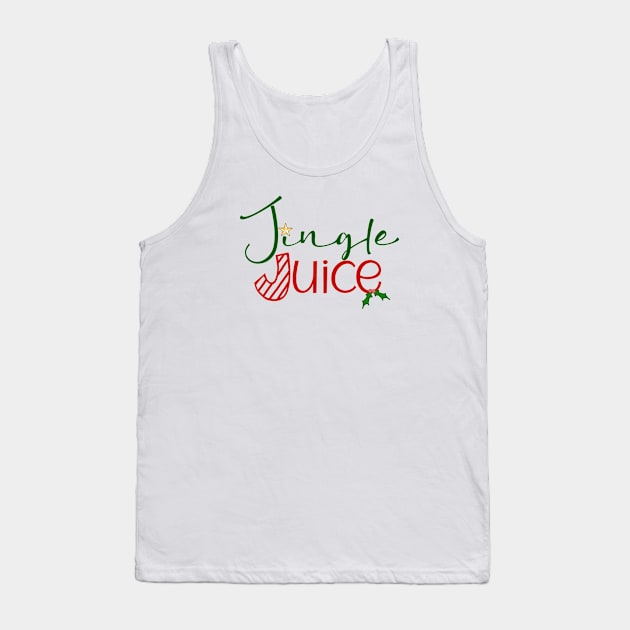 Jingle Juice Tank Top by Del Doodle Design